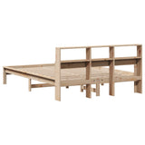 Bed Frame Natural Pine Solid pinewood, plywood Double 3309743