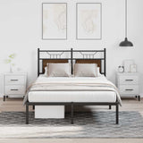 Bed Frame without Mattress Brown Oak 120x200 cm Engineered Wood 4106839