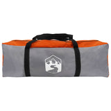 Cabin Tent Grey and Orange 8-Person Polyester and Steel 42028577