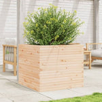 ZNTS Garden Planter 80x80x68.5 cm Solid Wood Pine 3282479