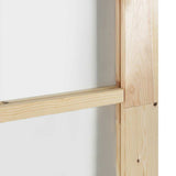 Sliding Door ORKDAL Natural and Black 93 x 211 cm 3331869