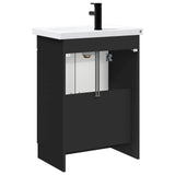 Bathroom Furniture Set Black 78.5 x 37.5 x 81 cm 3404195