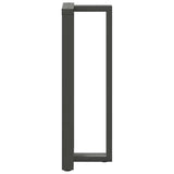 ZNTS Bar Table Legs T-Shaped 2 pcs Anthracite 40x35x cm Steel 4013098