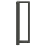 Bar Table Legs T-Shaped 2 pcs Anthracite 40x35x cm Steel 4013098