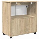 Bathroom Cabinet with Storage Sonoma Oak 61 x 35 x 64 cm 883286