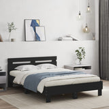 Bed Frame without Mattress Black 135x190 cm Double 3207442