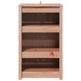 Outdoor Kitchen Cabinet MEPPEL 2 pcs White Solid Pine Wood 3443795