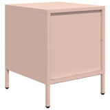 Bedside Cabinets 2 pcs Pink 35x39x43.5 cm Steel 851247