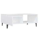 Coffee Table White 90x60x35 cm Engineered Wood 806004