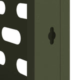 Air Conditioner Cover Olive green 100 x 50 x 70 cm Steel 865900