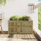 Garden Planter 90x50x50 cm Impregnated Wood Pine 837467
