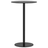 Garden Table Round Black 60x105 cm Steel 4009309