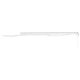 Awning Frame White 400 x 350 cm Aluminium 313215