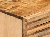 Bedside Cabinets 2 pcs 40x34x46 cm Solid Wood Rough Mango 377427