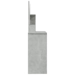 Dressing Table with Mirror Concrete Grey 86.5x35x136 cm 802961