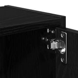 Bookcase Black Oak 40x24x77 cm Engineered Wood 860365