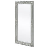 Wall Mirror Baroque Style 100x50 cm Silver 243681