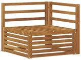 Outdoor Sofa Set 7 pcs Natural Solid Acacia Wood 3384735