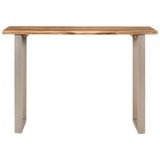 Dining Table 110x50x76 cm Solid Wood Acacia 350293