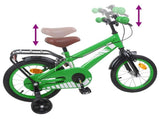Kids Bike 12 Inches for 2-4 Years Old Green 42009364
