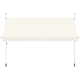 143698 Manual Retractable Awning 400 cm Cream