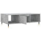 Coffee Table Concrete Grey 104x60x35 cm Engineered Wood 827080