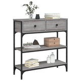 Console Table Grey Sonoma 72.5x25x75 cm Engineered Wood 834188