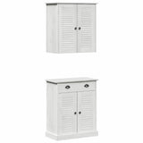 Bathroom Furniture Set VIGO 2 pcs White and Antique White 3328542