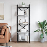 Bookshelf Grey Sonoma 56 x 34 x 171 cm Engineered Wood 883865