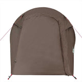Camping Tent Tunnel 2-Person Brown Waterproof 4009631