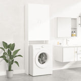 Washing Machine Cabinet White 64x25.5x190 cm 808413