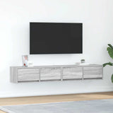 TV Cabinets 2 pcs Grey Sonoma 80x31x25.5 cm Engineered Wood 861519
