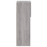 TV Cabinet with LED Lights Grey Sonoma 30.5x30x90 cm 837011