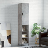 Highboard Concrete Grey 34,5x34x180 cm Engineered Wood 3198805