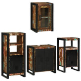 Bathroom Furniture Set 4 pcs Multicolour Solid Reclaimed Wood 3305697