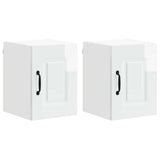 Dishwasher Panel Kalmar 2 pcs High Gloss White 30 x 31 x 40 cm 884503