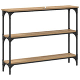 Console Table Artisan Oak 100 x 22.5 x 75 cm Engineered Wood 883504