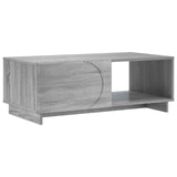Coffee Table Grey Sonoma 95 x 50.5 x 35 cm Engineered Wood 8011447