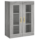 Wall Mounted Cabinets 2 pcs Grey Sonoma Engineered Wood 3197927