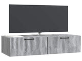 Wall-Mounted TV Cabinet Grey Sonoma 98 x 41 x 30 cm 899041