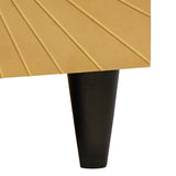 Sideboard Black and Gold 60 x 33 x 75 cm Solid Mango Wood 4017853