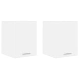 Hanging Cabinet 2 pcs White 30 x 31 x 40 cm Engineered Wood 884115