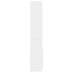 Highboard White 92x33x180 cm Engineered Wood 3309618