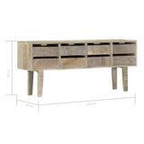 Sideboard 140x30x60 cm Solid Mango Wood 247914