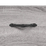 Highboard Grey Sonoma 69.5x34x180 cm Engineered Wood 3190019