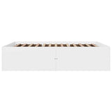Bed Frame without Mattress White 150x200 cm 3280916