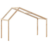 Kids' Bed Roof 213x95.5x144.5 cm Solid Wood Pine 846934