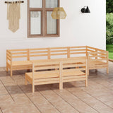 7 Piece Garden Lounge Set Solid Pinewood 3082747
