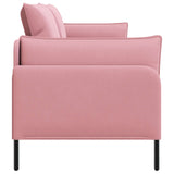 3-Seater Sofa Pink 222 x 81 x 89 cm Velvet 42048646