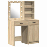 Dressing Table Set with Drawer 2 pcs Sonoma Oak Engineered Wood 3334274